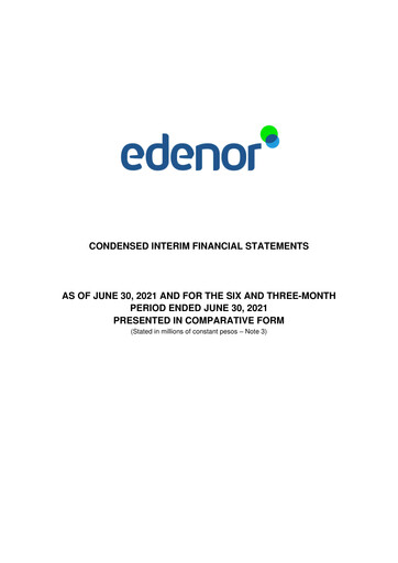 Thumbnail edenor Financial Statement 2021-h1