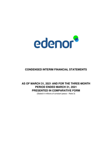 Thumbnail edenor Financial Statement 2021-q1