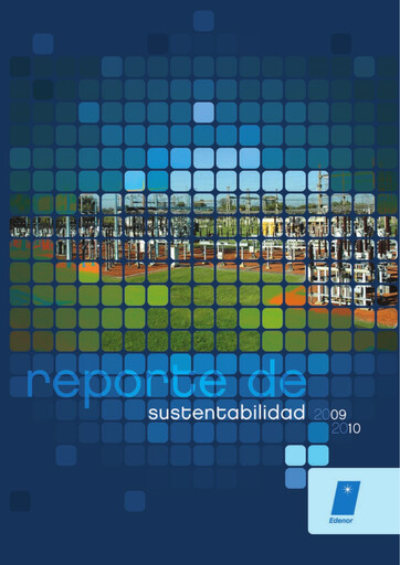 Thumbnail edenor Sustainability Report 2009-2010