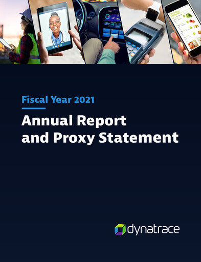 Thumbnail Dynatrace Annual Report 2020-2021