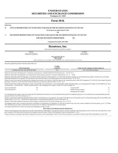 Thumbnail Dynatrace Annual Report 2021
