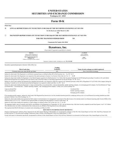 Thumbnail Dynatrace Annual Report 2022