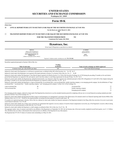 Thumbnail Dynatrace Annual Report 2024