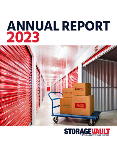 Thumbnail StorageVault Canada Annual Report 2023