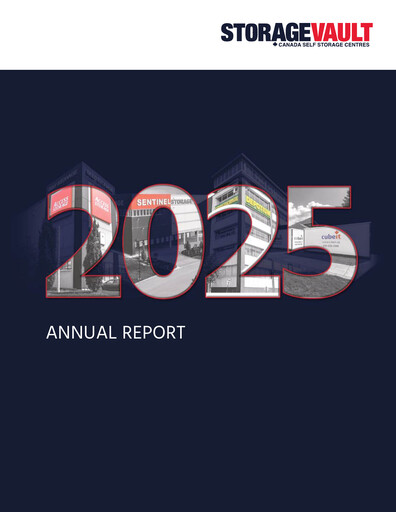 Thumbnail StorageVault Canada Annual Report 2025