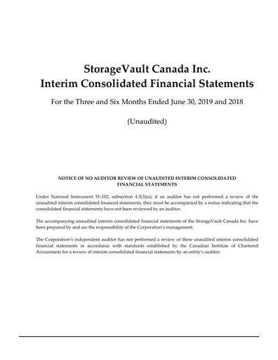 Thumbnail StorageVault Canada Quarterly Report 2019-q2
