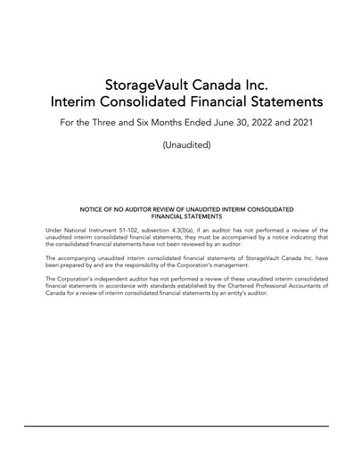 Thumbnail StorageVault Canada Quarterly Report 2022-q2