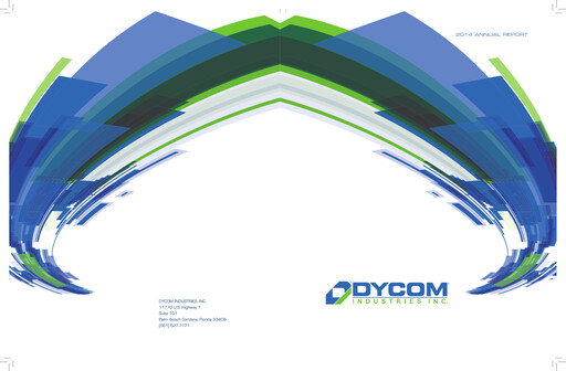 Thumbnail Dycom Industries Annual Report 2014