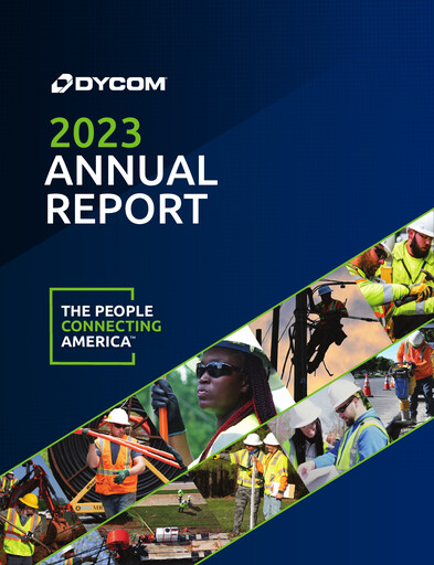 Thumbnail Dycom Industries Annual Report 2023