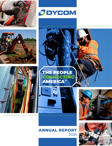 Thumbnail Dycom Industries Annual Report 2026