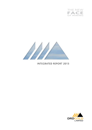 Thumbnail DRDGOLD Annual Report 2013