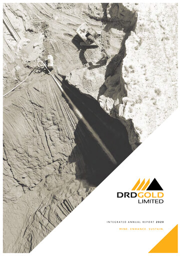 Thumbnail DRDGOLD Annual Report 2020