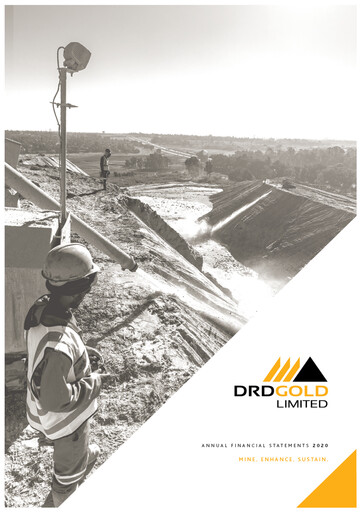 Thumbnail DRDGOLD Financial Statement 2020