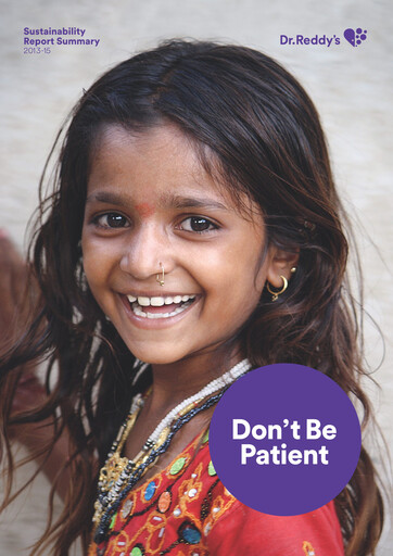 Thumbnail Dr. Reddy's Laboratories Sustainability Report 2013-2015