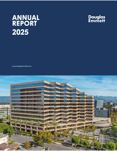 Miniature Douglas Emmett Rapport annuel 2025