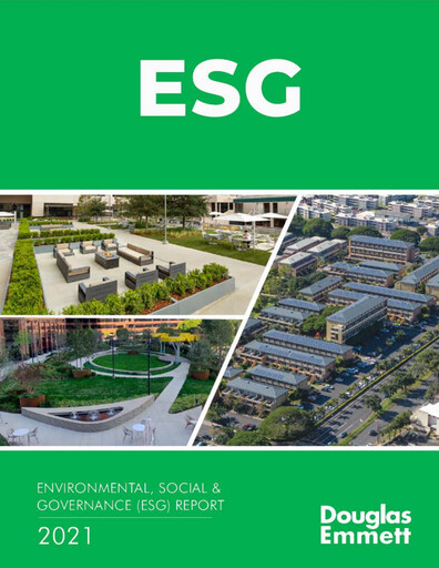 Thumbnail Douglas Emmett ESG Report 2021