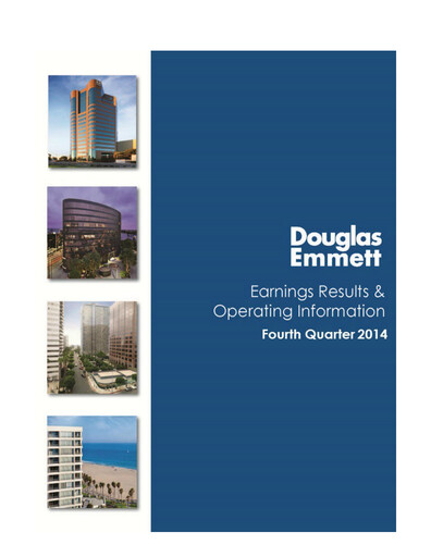 Thumbnail Douglas Emmett Quarterly Report 2014-q4