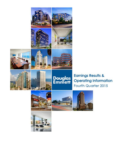 Thumbnail Douglas Emmett Quarterly Report 2015-q4