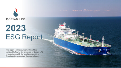 Thumbnail Dorian LPG
 ESG Report 2023