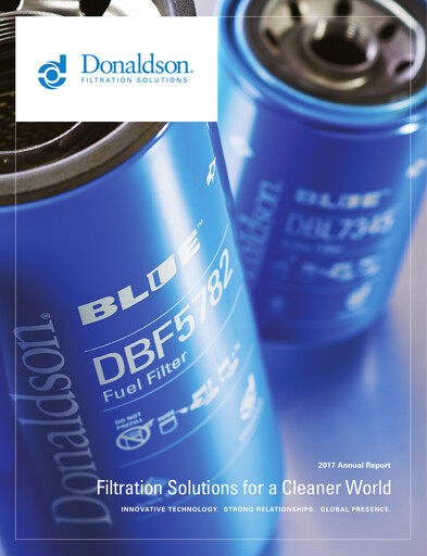 Thumbnail Donaldson Company Annual Report fy2017