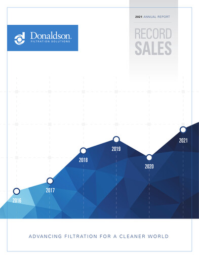 Thumbnail Donaldson Company Annual Report fy2021