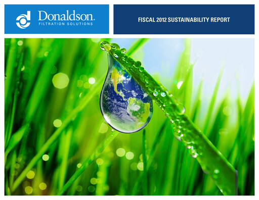 Thumbnail Donaldson Company Sustainability Report fy2012