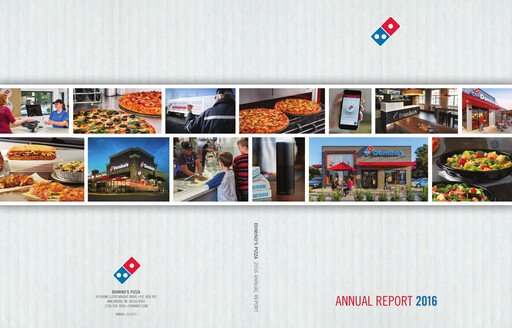 Thumbnail Domino's Pizza Annual Report 2016