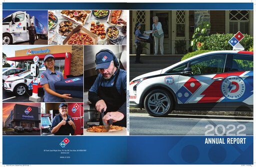 Thumbnail Domino's Pizza Annual Report 2022