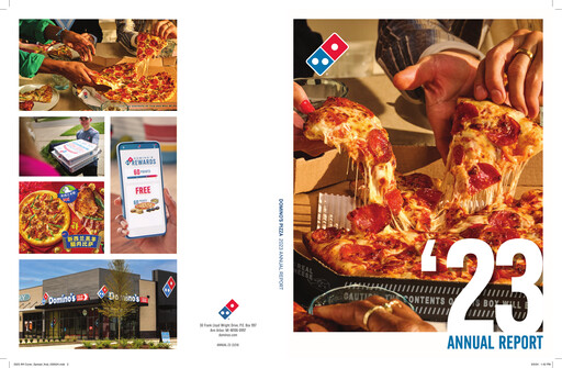 Thumbnail Domino's Pizza Annual Report 2023