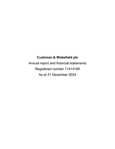 Thumbnail Cushman & Wakefield
 Annual Report 2024