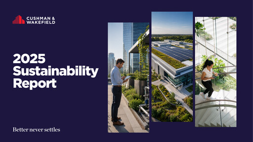 Thumbnail Cushman & Wakefield
 Sustainability Report 2025