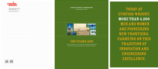 Miniature Curtiss-Wright
 Rapport annuel 2002