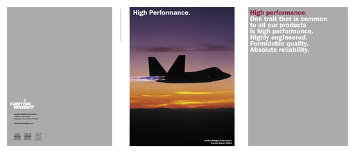 Thumbnail Curtiss-Wright
 Annual Report 2004
