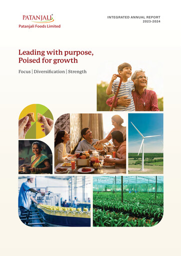 Thumbnail Patanjali Foods Annual Report 2023-2024