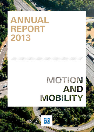 Miniature ZF Commercial Vehicle Control Systems India Rapport annuel 2013