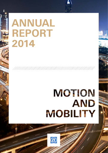 Miniature ZF Commercial Vehicle Control Systems India Rapport annuel 2014
