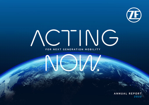 Miniature ZF Commercial Vehicle Control Systems India Rapport annuel 2022