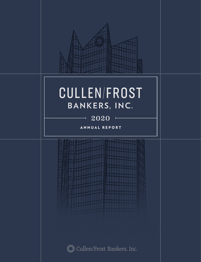 Thumbnail Cullen/Frost Bankers Annual Report 2020