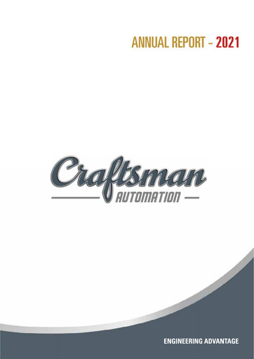 Thumbnail Craftsman Automation Annual Report 2020-2021