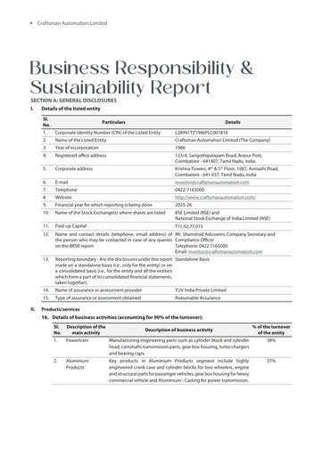 Thumbnail Craftsman Automation ESG Report 2025-2026
