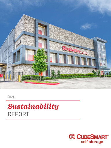 Thumbnail CubeSmart
 Sustainability Report 2024