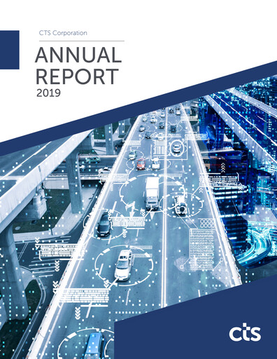 Thumbnail CTS Corporation Annual Report 2019