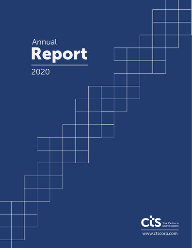 Thumbnail CTS Corporation Annual Report 2020