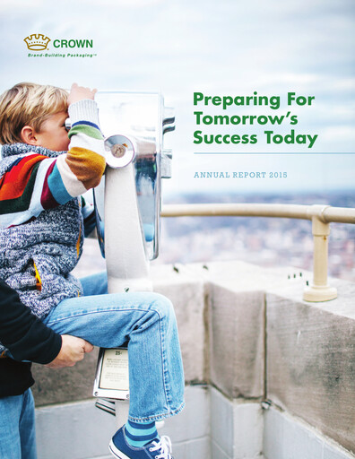Thumbnail Crown Holdings
 Annual Report 2015