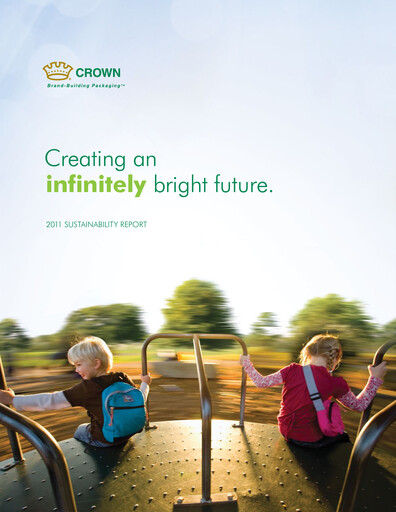Thumbnail Crown Holdings
 Sustainability Report 2011