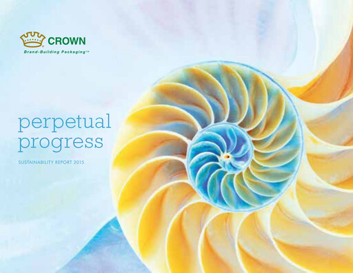 Thumbnail Crown Holdings
 Sustainability Report 2015