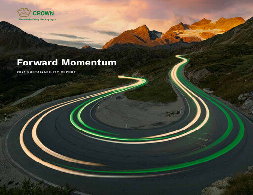 Thumbnail Crown Holdings
 Sustainability Report 2021