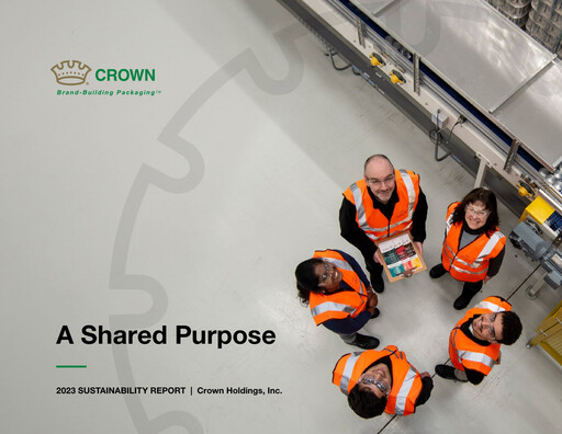 Thumbnail Crown Holdings
 Sustainability Report 2023