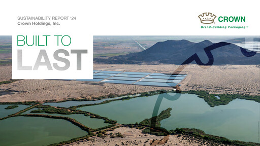 Thumbnail Crown Holdings
 Sustainability Report 2024