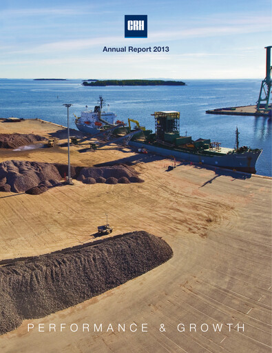Thumbnail Cement Roadstone Holding
 Annual Report 2013